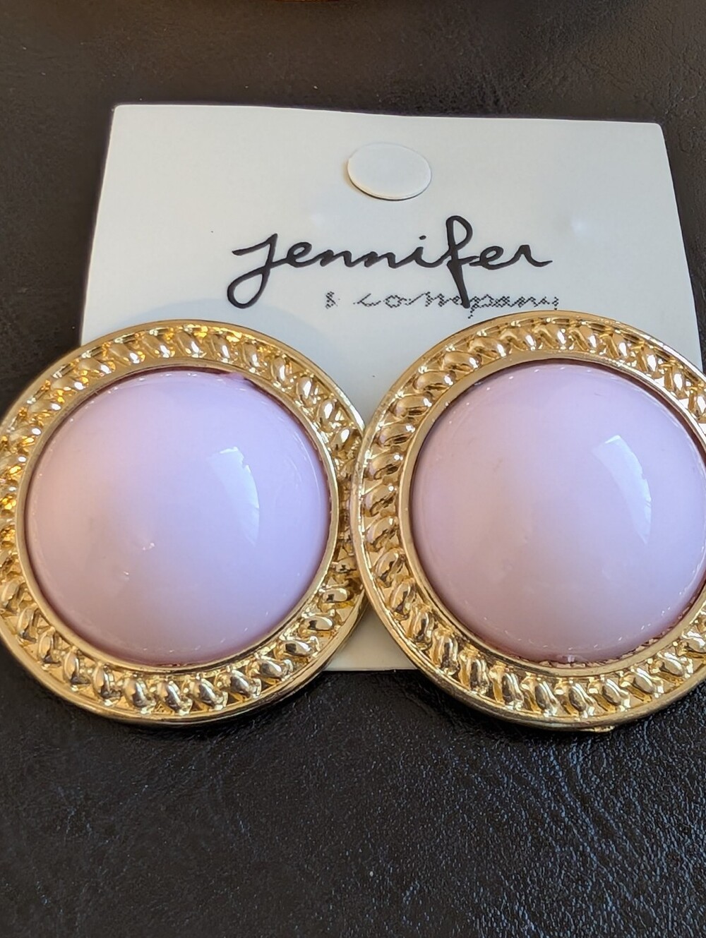 Jennifer Gold Pearl-Style  Earrings